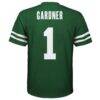 Ahmad Sauce Gardner New York Jets Youth Replica Jersey - Green - Detail View