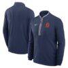 Detroit Tigers Nike Dri-FIT Victory Half-Zip Pullover - Navy - Front View