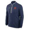 Detroit Tigers Nike Dri-FIT Victory Half-Zip Pullover - Navy - Side View