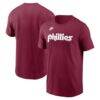 Philadelphia Phillies Nike Cooperstown T-Shirt - - Front View