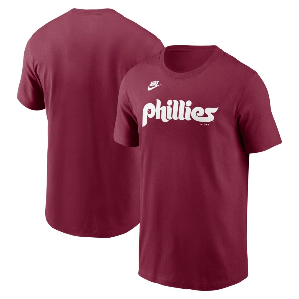 Philadelphia Phillies Nike Cooperstown T-Shirt - Burgundy