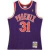 Shawn Marion Phoenix Suns Mitchell & Ness 2005/06 Hardwood Classics Swingman Jersey - Purple - Side View