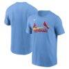 St. Louis Cardinals Nike Fuse Wordmark T-Shirt - - Front View