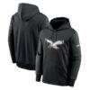 Philadelphia Eagles Nike Playback Therma-FIT Hoodie - Black - Front View