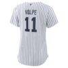 Anthony Volpe New York Yankees Nike Women's Home Replica Player Jersey - White - Detail View