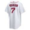 Masataka Yoshida Boston Red Sox Nike Replica Player Jersey - White - Detail View