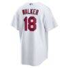 Jordan Walker St. Louis Cardinals Nike Home Official Replica Player Jersey - White - Detail View