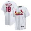Jordan Walker St. Louis Cardinals Nike Home Official Replica Player Jersey - White - Front View