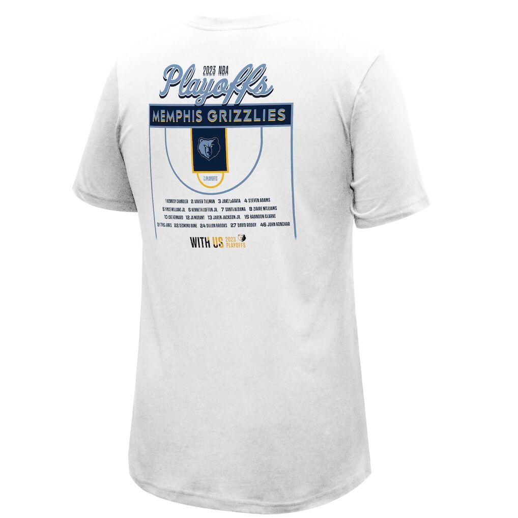 Memphis Grizzlies Stadium Essentials Unisex 2023 NBA Playoffs Roster T-Shirt
