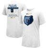 Memphis Grizzlies Stadium Essentials Unisex 2023 NBA Playoffs Roster T-Shirt - White - Front View
