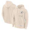 New York Yankees Fashion7 Elements Future Ground Info Hoodie - Cream - Front View