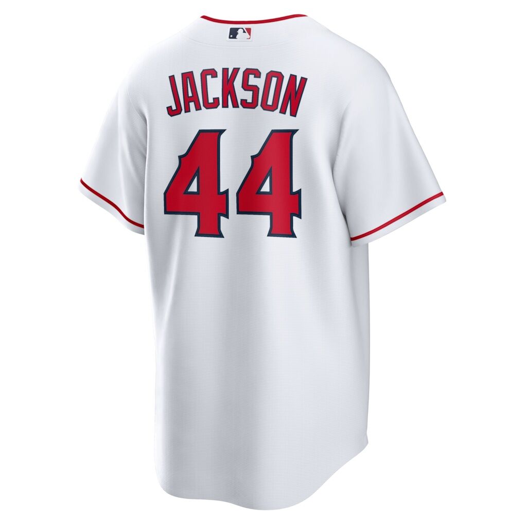 Reggie Jackson Los Angeles Angels Nike Home Retired Player Replica Jersey
