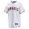 Reggie Jackson Los Angeles Angels Nike Home Retired Player Replica Jersey - White - Side View
