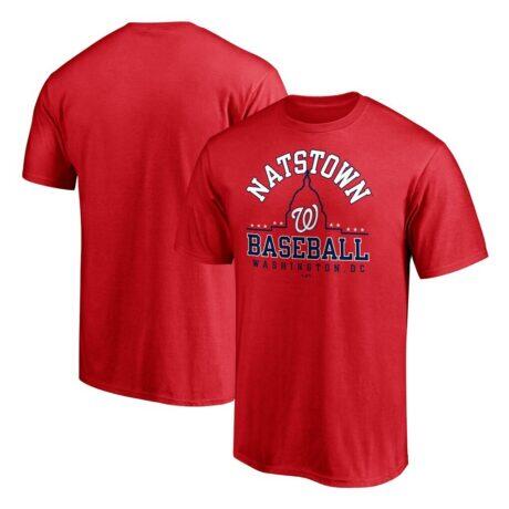 Washington Nationals Hometown Collection Natstown T-Shirt - Red - Front View