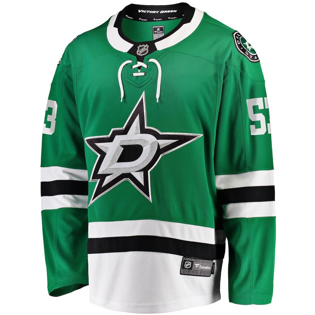 Wyatt Johnston Dallas Stars Fashion7 Home Breakaway Player Jersey - Kelly Green