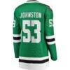 Wyatt Johnston Dallas Stars Fashion7 Women's Home Breakaway Player Jersey - - Detail View