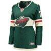 Brock Faber Minnesota Wild Fashion7 Women's Home Breakaway Player Jersey - Green - Side View