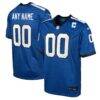 Indianapolis Colts Nike Youth Indiana Nights Alternate Custom Game Jersey - Blue - Front View