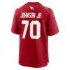 Paris Johnson Jr. Arizona Cardinals Nike Game Jersey - - Detail View