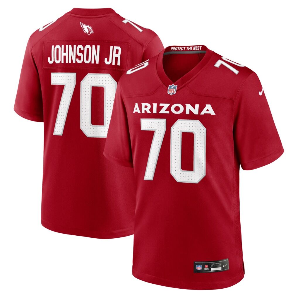 Paris Johnson Jr. Arizona Cardinals Nike  Game Jersey - Cardinal