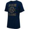 New Orleans Pelicans Stadium Essentials Unisex City Year T-Shirt - Navy - Side View