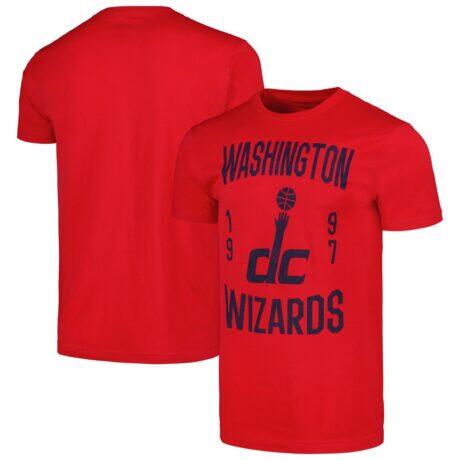 Washington Wizards Stadium Essentials Unisex 1997 City Year T-Shirt - Red - Front View