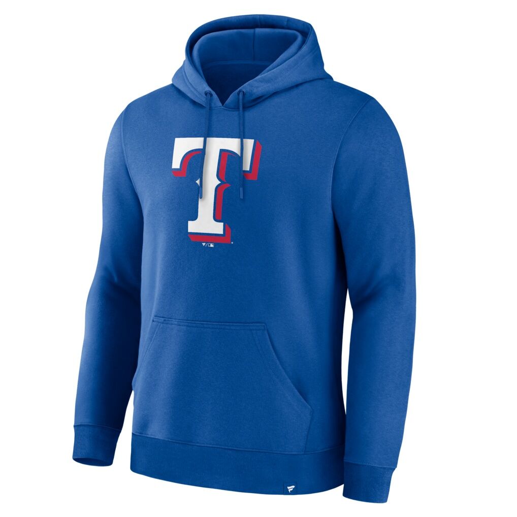 Texas Rangers Fashion7 Primary Logo Legacy Hoodie - Royal