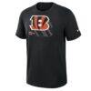 Cincinnati Bengals Nike Left End Run Slub Dri-FIT T-Shirt - Black - Side View