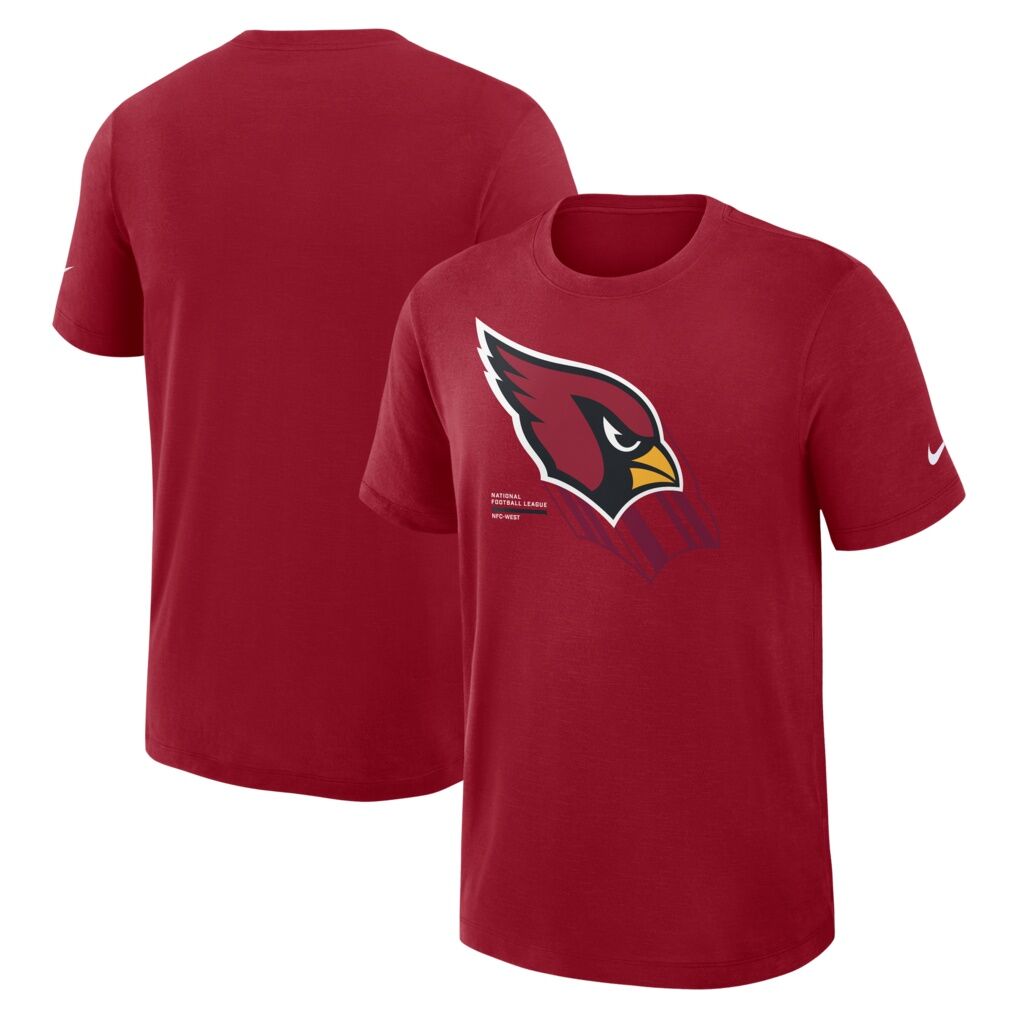 Arizona Cardinals Nike Left End Run Slub Dri-FIT T-Shirt - Cardinal