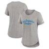 Los Angeles Chargers Nike Women's Strong Safety Tri-Blend T-Shirt - - Front View