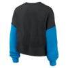Carolina Panthers Nike Women's Oversized Phoenix Fleece Sweatshirt - Black - Detail View