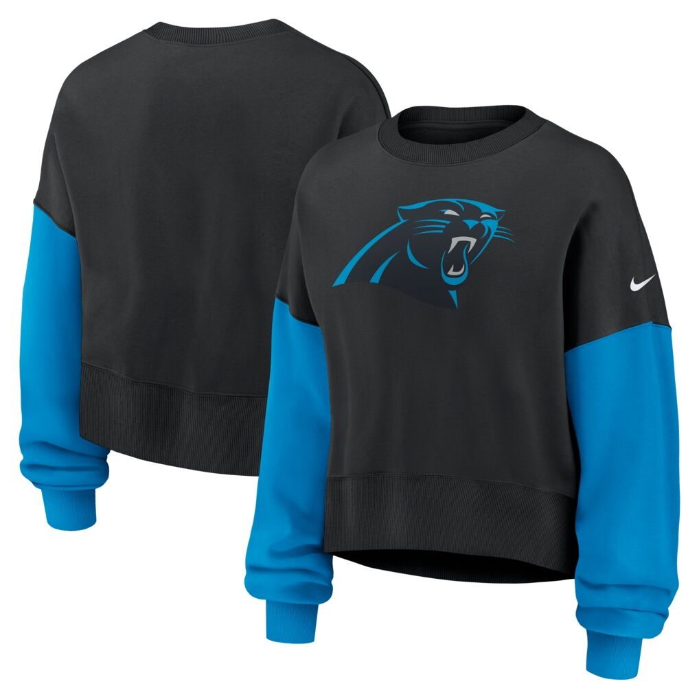 Carolina Panthers Nike Women's Oversized Phoenix Fleece Sweatshirt