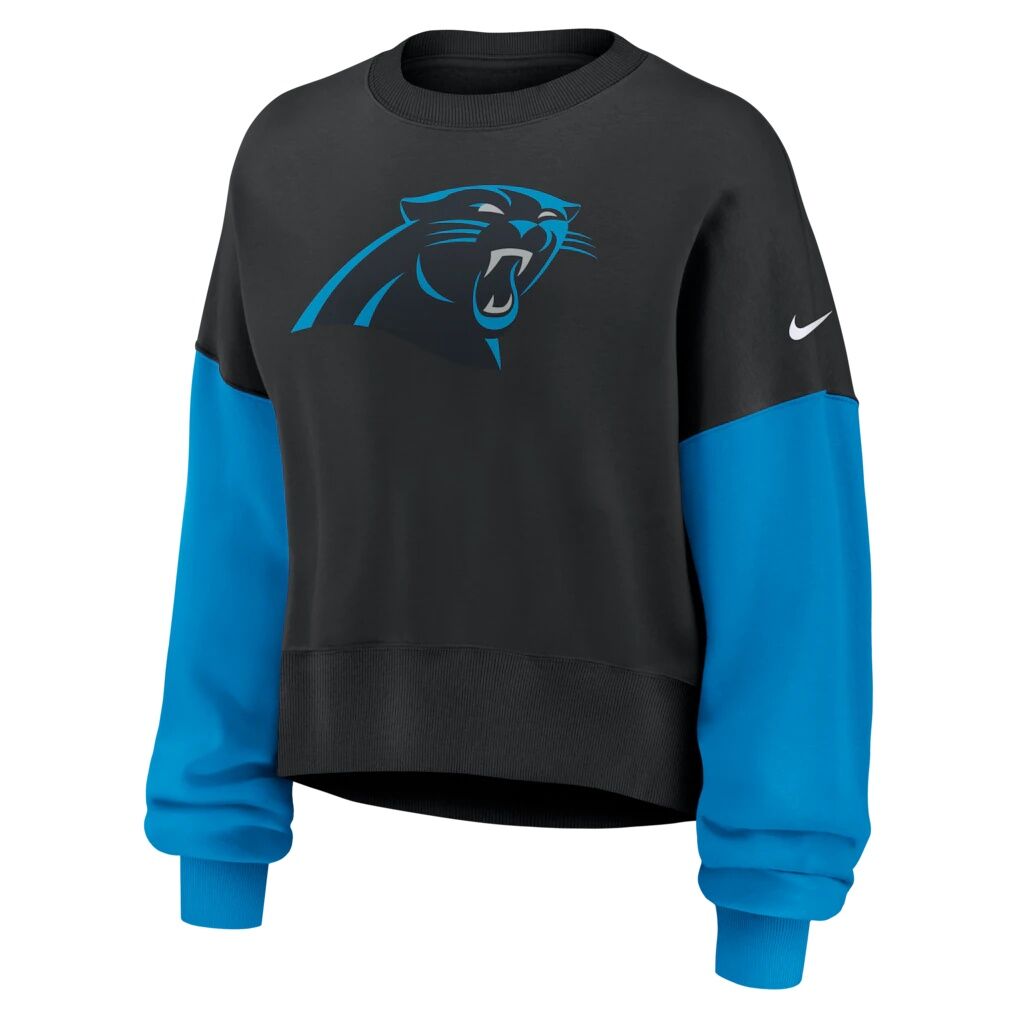 Carolina Panthers Nike Women's Oversized Phoenix Fleece Sweatshirt