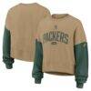 Green Bay Packers Nike Women's Oversized Rewind Phoenix Fleece Sweatshirt - - Front View