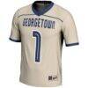 Georgetown Hoyas GameDay Greats Youth #1 Lightweight Lacrosse Jersey - Gray - Side View
