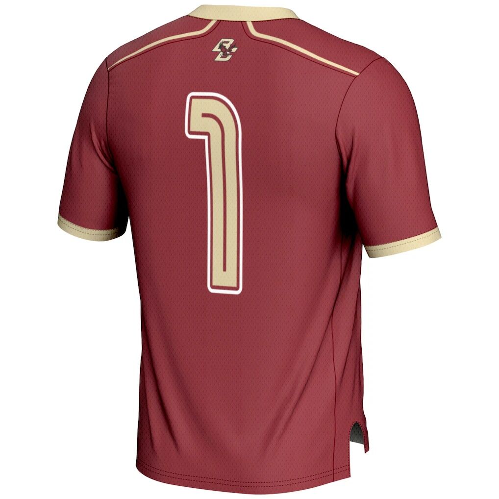 Boston College Eagles GameDay Greats Youth #1 Lightweight Lacrosse Jersey - Maroon