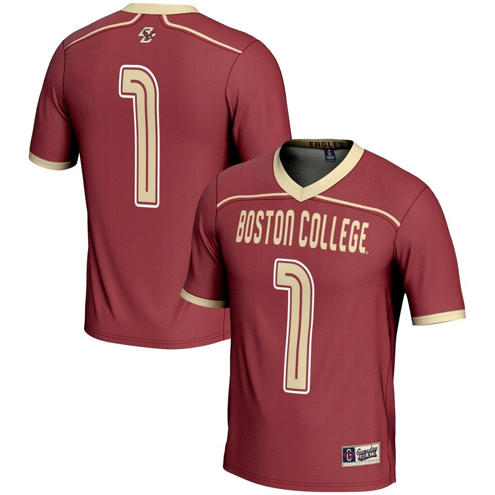 Boston College Eagles GameDay Greats Youth #1 Lightweight Lacrosse Jersey - Maroon