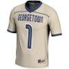 Georgetown Hoyas GameDay Greats #1 Lightweight Lacrosse Jersey - Gray - Side View