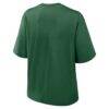 New York Jets Nike Women's Primetime Essential Boxy T-Shirt - Green - Detail View