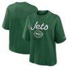 New York Jets Nike Women's Primetime Essential Boxy T-Shirt - Green - Front View