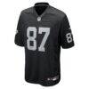 Michael Mayer Las Vegas Raiders Nike Game Jersey - Black - Side View