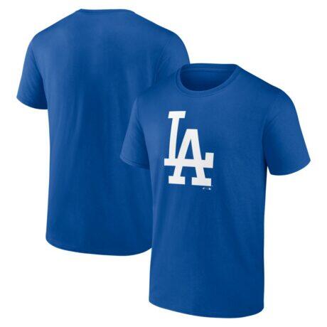 Los Angeles Dodgers Logo Athletic Official Logo T-Shirt - Royal - Front View