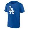 Los Angeles Dodgers Logo Athletic Official Logo T-Shirt - Royal - Side View