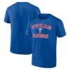 Texas Rangers Logo Athletic Heart and Soul T-Shirt - - Front View