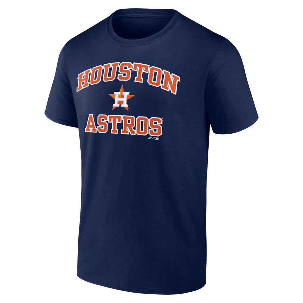 Houston Astros Logo Athletic Heart and Soul T-Shirt