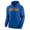 New York Knicks Fashion7 Alternate Logo Sign Fleece Hoodie - Blue - Alt1