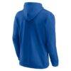 New York Knicks Fashion7 Alternate Logo Sign Fleece Hoodie - Blue - Alt2