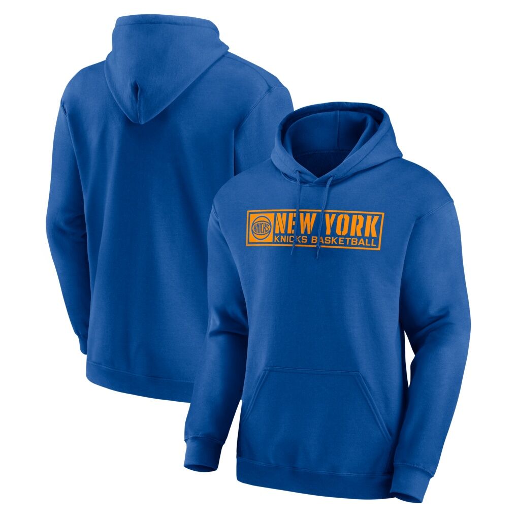 New York Knicks Fashion7 Alternate Logo Sign Fleece Hoodie