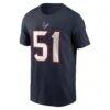 Will Anderson Jr. Houston Texans Nike Player Name & Number T-Shirt - Navy - Side View