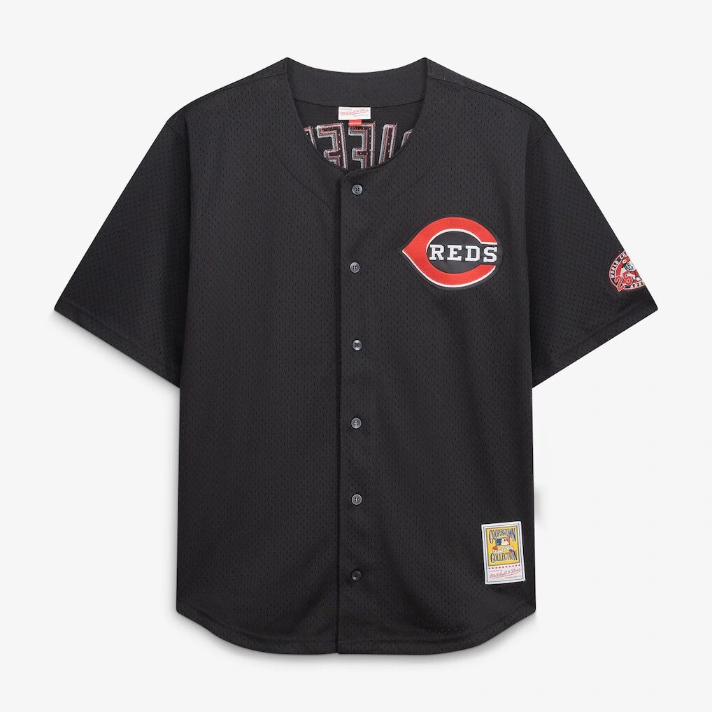 Ken Griffey Jr. Cincinnati Reds Mitchell & Ness Big & Tall Cooperstown Mesh Batting Practice Jersey